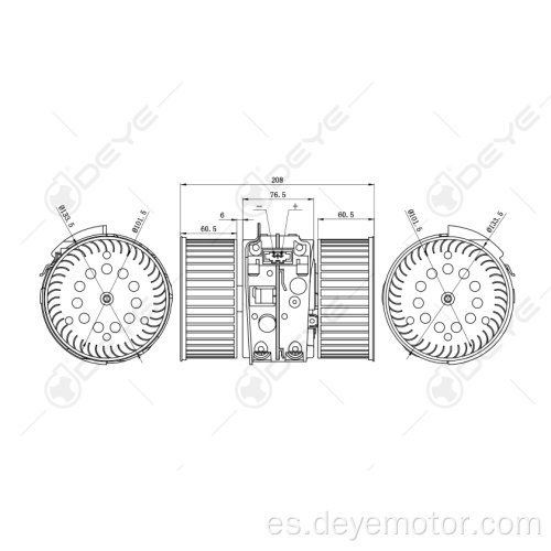 27210-0237R Nuevos productos motor de ventilador 12v